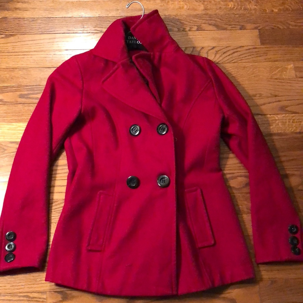 Red 1 Madison Wool Peacoat